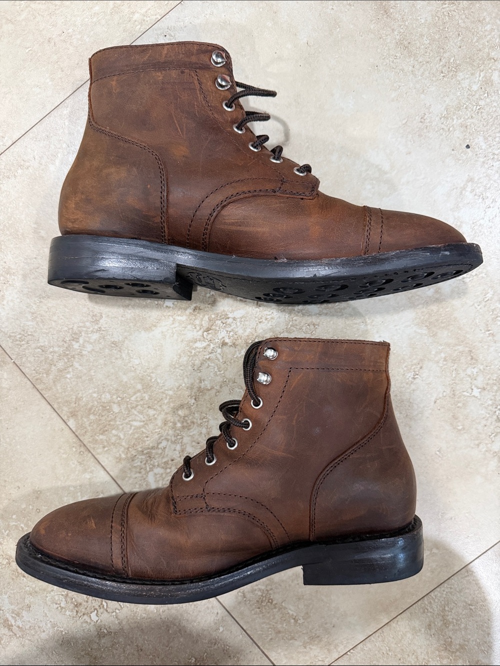 Thursday Boot Company Men's Brown Leather Captain | Arizona Adobe - Wide / 6.5 - Picture 2 of 6